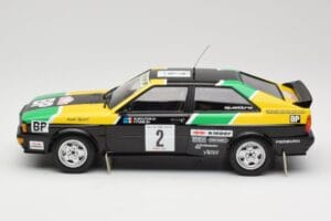 Audi Quattro #2 M. Mouton / F. Pons Audi Sport Rally of 1000 Pistes 1981 Minichamps 1:18 155811122 Metāls — attēls 3 no 6