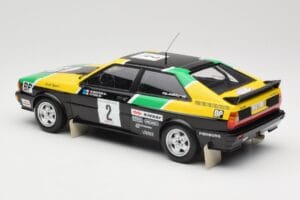 Audi Quattro #2 M. Mouton / F. Pons Audi Sport Rally of 1000 Pistes 1981 Minichamps 1:18 155811122 Metāls — attēls 5 no 6