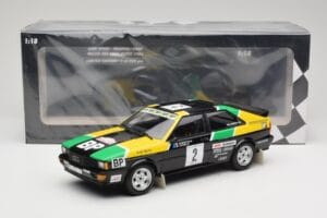 Audi Quattro #2 M. Mouton / F. Pons Audi Sport Rally of 1000 Pistes 1981 Minichamps 1:18 155811122 Metāls — attēls 6 no 6
