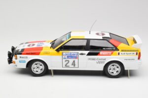 Audi Quattro #24 M. Demuth / M. Daniels Audi Sport Lombard RAC Rally 1982 Minichamps 1:18 155821124 Metāls — attēls 3 no 6