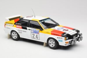 Audi Quattro #24 M. Demuth / M. Daniels Audi Sport Lombard RAC Rally 1982 Minichamps 1:18 155821124 Metāls — attēls 4 no 6
