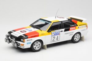Audi Quattro #24 M. Demuth / M. Daniels Audi Sport Lombard RAC Rally 1982 Minichamps 1:18 155821124 Metāls