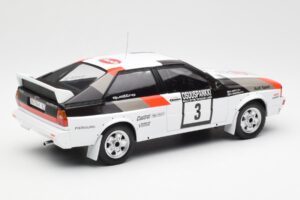 Audi Quattro #3 H. Mikkola / A. Hertz Rally Finland 1982 IXO 1:18 18RMC094A Metāls — attēls 2 no 6