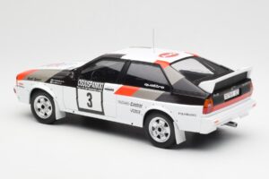 Audi Quattro #3 H. Mikkola / A. Hertz Rally Finland 1982 IXO 1:18 18RMC094A Metāls — attēls 5 no 6