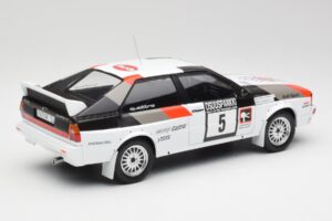 Audi Quattro #5 H. Mikkola / A. Hertz 1000 Lakes Rally 1982 IXO 1:18 18RMC094B Metāls — attēls 2 no 6