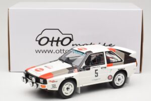 Audi Quattro Sport S1 #5 J. Buffum / N. Wilson Olympus Rally 1986 Otto 1:18 OT1159 Sveķi — attēls 6 no 6