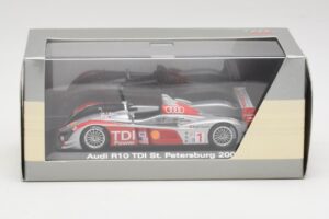 Audi R10 TDI #1 R. Capello / A. McNish / T. Kristensen 24 Hours of Le Mans 2007 Minichamps 1:43 5020700243 Metāls — attēls 4 no 4