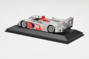 Audi R10 TDI #2 R. Capello / A. McNish Minichamps 1:43 AUDI002 Metāls — attēls 3 no 4