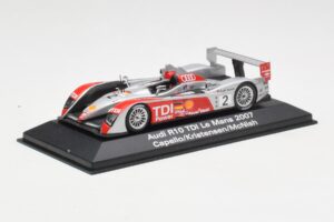 Audi R10 TDI LMP1 #2 R. Capello / T. Kristensen / A. McNish 24 Hours of Le Mans 2007 Minichamps 1:43 5020700223 Metāls — attēls 2 no 4