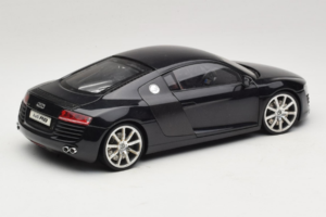 Audi R8 Melns Kyosho 1:18 09213BK Metāls — attēls 3 no 8