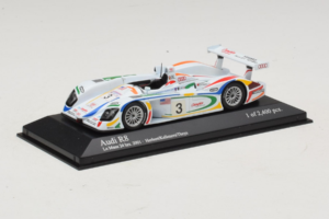 Audi R8 LMP #3 J. Herbert / R. Kelleners 24 Hours of Le Mans 2001 Minichamps 1:43 400010903 Metāls — attēls 2 no 5