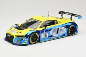 Audi R8 LMS #16 Twin Busch R. Rast / K. Busch 24h Nurburgring 2016 Minichamps 1:18 155161116 Metāls