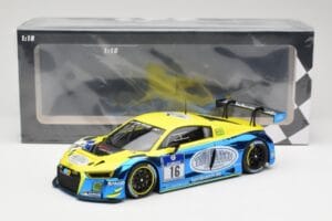 Audi R8 LMS #16 Twin Busch R. Rast / K. Busch 24h Nurburgring 2016 Minichamps 1:18 155161116 Metāls — attēls 6 no 6