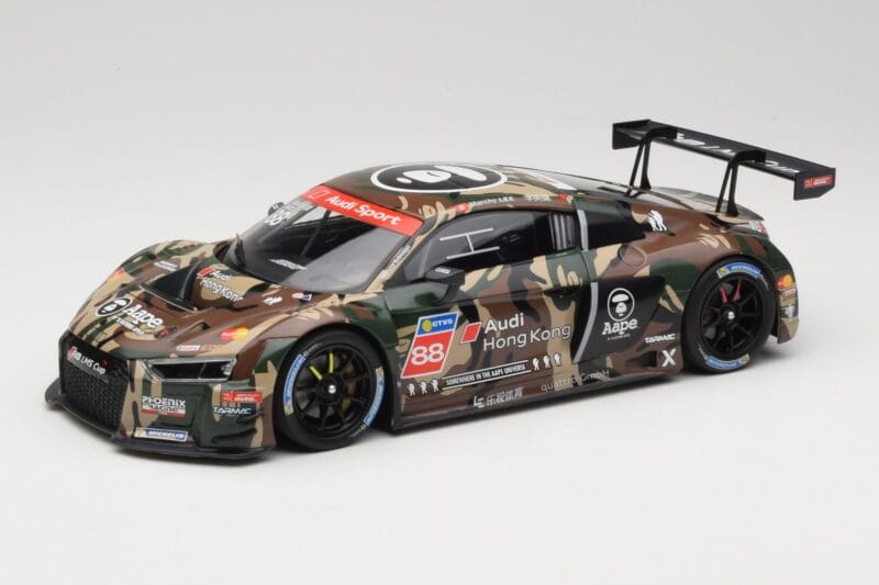 Audi R8 LMS #88 AAPE M. Lee Audi R8 LMS Cup Taiwan 2016 Minichamps 1:18 155161178 Metāls