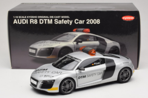 Audi R8 Safety Car 24 Hours of Le Mans 2008 Kyosho 1:18 09214DTM Metāls — attēls 2 no 8