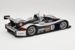 Audi R8R LMP #8 F. Biela / E. Pirro / D. Theys 24 Hours of Le Mans 1999 Maisto 1:18 538881 Metāls — attēls 3 no 8