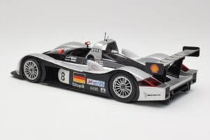 Audi R8R LMP #8 F. Biela / E. Pirro / D. Theys 24 Hours of Le Mans 1999 Maisto 1:18 538881 Metāls — attēls 7 no 8