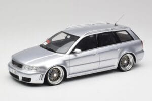 Audi RS4 B5 Avant Sudraba Custom Wheels Otto 1:18 OT521 Sveķi