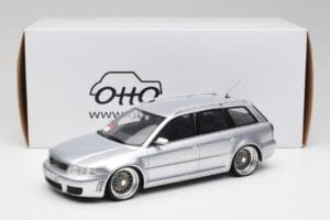 Audi RS4 B5 Avant Sudraba Custom Wheels Otto 1:18 OT521 Sveķi — attēls 6 no 6
