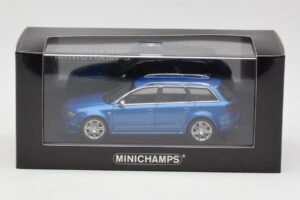 Audi RS4 B7 Avant Blue Metallic Minichamps 1:43 AUDI010 Metāls — attēls 4 no 4