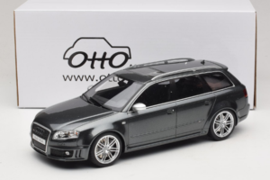 Audi RS4 B7 Pelēks Otto 1:18 OT721 Sveķi — attēls 6 no 6