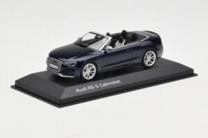 Audi RS5 B8 Kabriolets Estoril Blue Minichamps 1:43 5011215313 Metāls — attēls 2 no 4