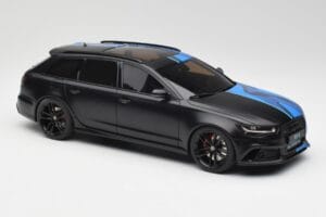 Audi RS6 C7 Avant GMK Zils & Melns GT Spirit 1:18 GT799 Sveķi — attēls 4 no 6