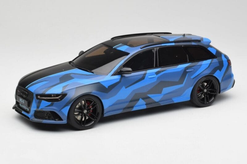 Audi RS6 C7 Avant GMK Zils & Melns GT Spirit 1:18 GT799 Sveķi