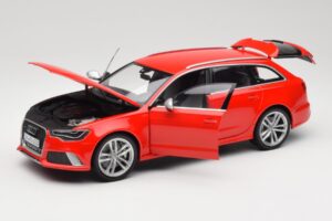 Audi RS6 C7 Avant Sarkans Minichamps 1:18 110012011 Metāls — attēls 2 no 8