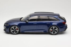 Audi RS6 C8 Avant Blue Metallic Minichamps 1:18 155018011 Metāls — attēls 3 no 6