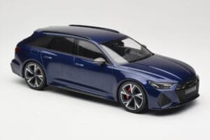 Audi RS6 C8 Avant Blue Metallic Minichamps 1:18 155018011 Metāls — attēls 4 no 6