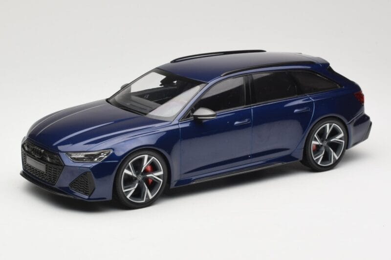 Audi RS6 C8 Avant Blue Metallic Minichamps 1:18 155018011 Metāls