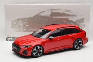 Audi RS6 C8 Avant Red Metallic Minichamps 1:18 155018010 Metāls — attēls 6 no 6