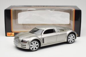 Audi Rosemeyer Sudrabs Maisto 1:18 31625 Metāls — attēls 8 no 8