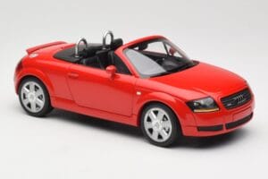 Audi TT 8N Roadster Sarkans Minichamps 1:18 155017032 Metāls — attēls 4 no 6