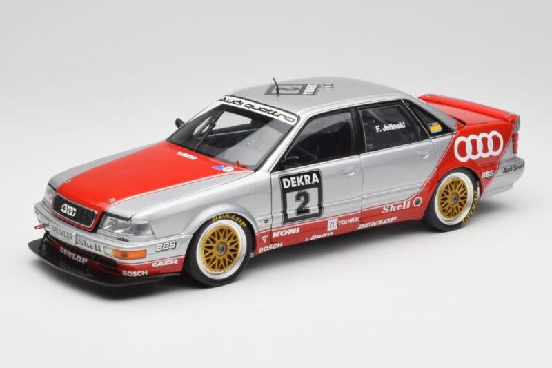 Audi V8 D11 #2 Team Dekra F. Jelinski DTM 1992 Minichamps 1:18 100921002-O Metāls