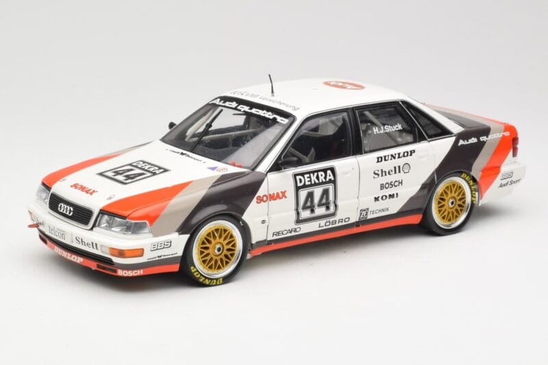 Audi V8 D11 #44 Team SMS H-J. Stuck DTM 1992 Minichamps 1:18 100921044-O Metāls