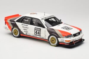 Audi V8 Quattro DTM #44 Team AZR F. Jelinski 1991 Minichamps 1:18 100911044 Metāls — attēls 7 no 8