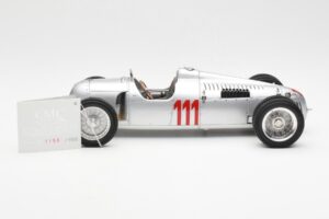 Auto Union Type C #111 H. Stuck Schauinsland Hillclimb Germany 1937 CMC 1:18 M-162 Metāls — attēls 3 no 6