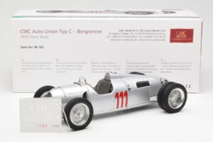 Auto Union Type C #111 H. Stuck Schauinsland Hillclimb Germany 1937 CMC 1:18 M-162 Metāls — attēls 6 no 6