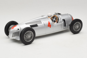 Auto Union Typ C #4 A. Varzi 2nd Place Monaco GP 1936 Minichamps 1:18 155361004 Metāls — attēls 2 no 6