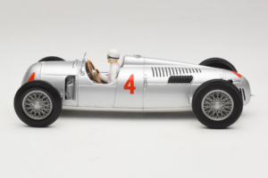 Auto Union Typ C #4 A. Varzi 2nd Place Monaco GP 1936 Minichamps 1:18 155361004 Metāls — attēls 3 no 6