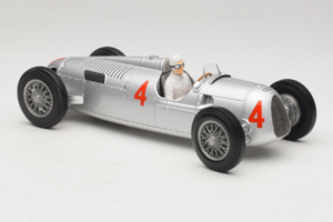Auto Union Typ C #4 A. Varzi 2nd Place Monaco GP 1936 Minichamps 1:18 155361004 Metāls — attēls 4 no 6