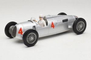 Auto Union Typ C #4 A. Varzi 2nd Place Monaco GP 1936 Minichamps 1:18 155361004 Metāls