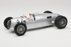 Auto Union Type C #57 H. Stuck Winner Shelsley Walsh Hill Climb 1936 Minichamps 1:18 Auto Union Type C #57 H. Stuck Winner Shelsley Walsh Hill Climb 1936 Minichamps 1:18 155361057 Metāls