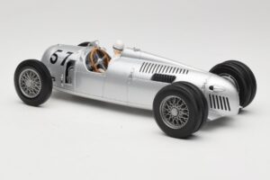 Auto Union Type C #57 H. Stuck Winner Shelsley Walsh Hill Climb 1936 Minichamps 1:18 155361057 Metāls — attēls 5 no 6