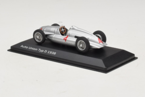 Auto Union Typ D #4 Sudrabs Minichamps 1:43 5030900703-R1 Metāls — attēls 3 no 4