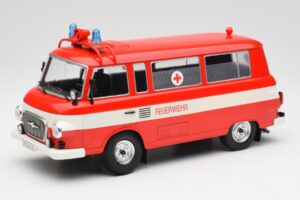 Barkas B 1000 Ugunsdzēsēji & Ātrā Palīdzība MCG 1:18 MCG18010 Metāls