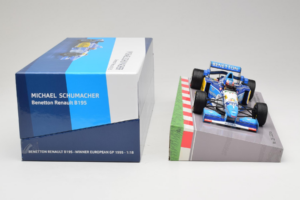 Benetton B195 Renault #1 M. Schumacher European GP Winner F1 World Champion 1995 Minichamps 1:18 513953201 Metāls — attēls 6 no 7
