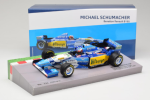 Benetton B195 Renault #1 M. Schumacher European GP Winner F1 World Champion 1995 Minichamps 1:18 513953201 Metāls — attēls 7 no 7